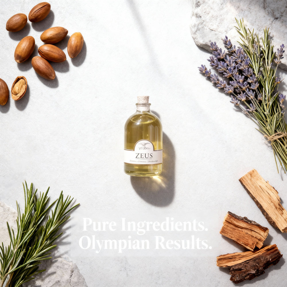 Zeus Beard Oil – Classic, Refined Cologne with Lemon, Petitgrain & Wildflower Notes